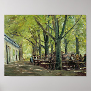 Eine Land-Bierstube, Brannenburg, Bayern, 1894 Poster