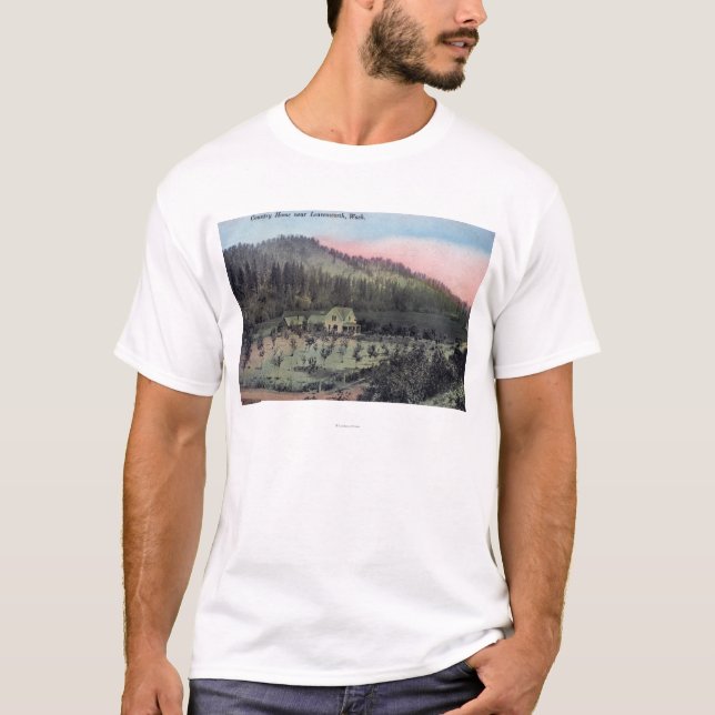 Eine Land-Wohnsitz-Szene T-Shirt (Vorderseite)