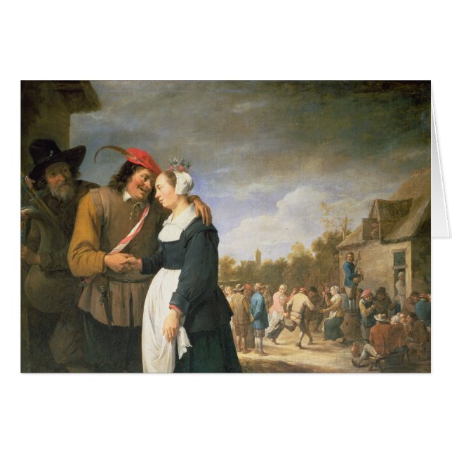 Eine ländliche Hochzeit, 1648 (Vorderseite (Horizontal))