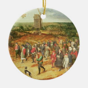 Eine ländliche Hochzeit Keramikornament