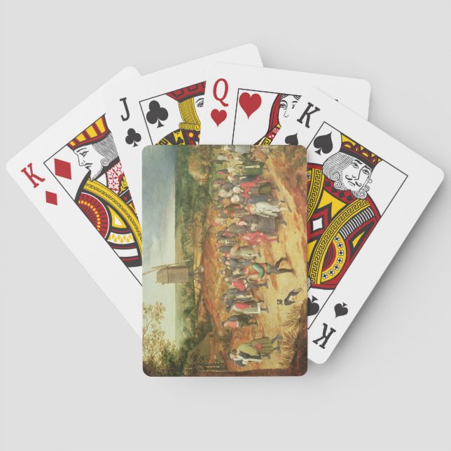 Eine ländliche Hochzeit Spielkarten (Rückseite)