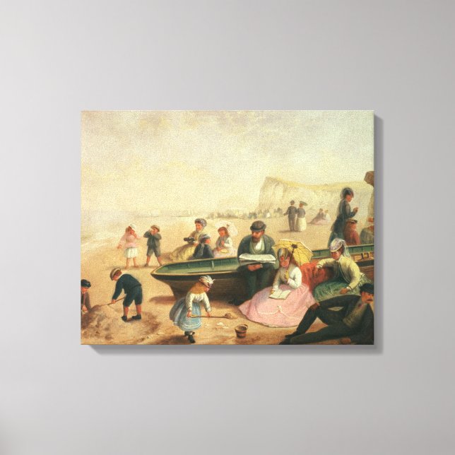 Eine Landschaft am Meer Leinwanddruck (Vorderseite)