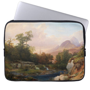 Eine Landschaft mit einer Schmiede Laptopschutzhülle