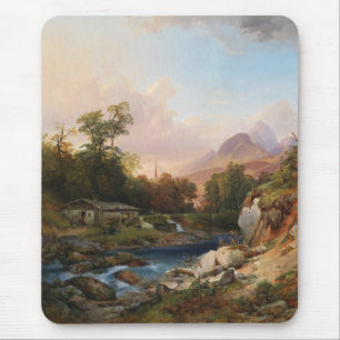 Eine Landschaft mit einer Schmiede Mousepad