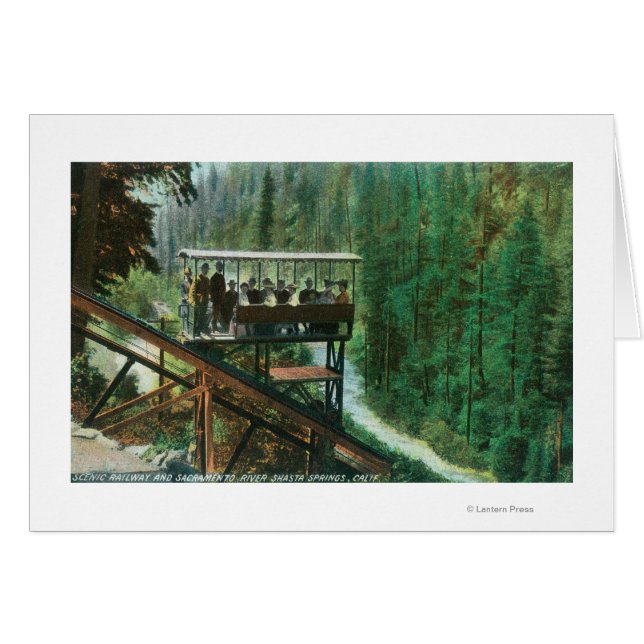 Eine Landschaftliche Eisenbahn am Ufer des Sacrame (Vorderseite (Horizontal))