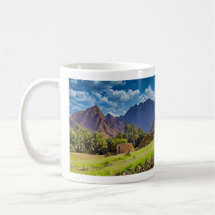 Eine Landschaftliche Landschaft der VAE Kaffeetasse