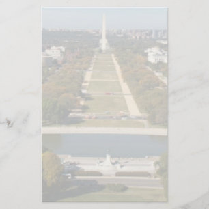 Eine Landschaftsansicht des Washington DC Briefpapier