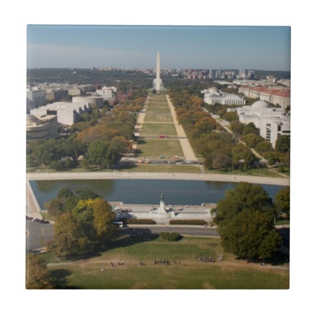 Eine Landschaftsansicht des Washington DC Fliese (Vorderseite)