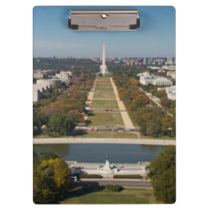 Eine Landschaftsansicht des Washington DC Klemmbrett