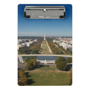 Eine Landschaftsansicht des Washington DC Mini Klemmbrett