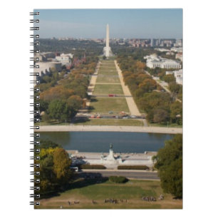 Eine Landschaftsansicht des Washington DC Notizblock
