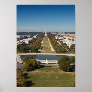 Eine Landschaftsansicht des Washington DC Poster