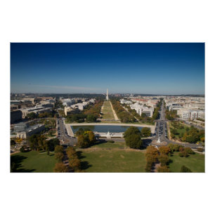 Eine Landschaftsansicht des Washington DC Poster