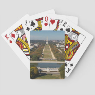 Eine Landschaftsansicht des Washington DC Spielkarten