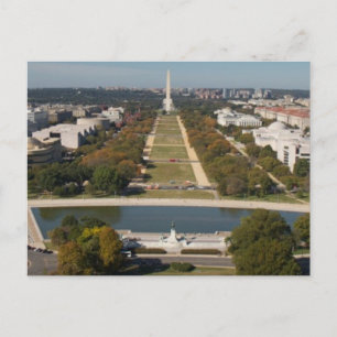 Eine Landschaftsansicht von Washington DC Postkarte