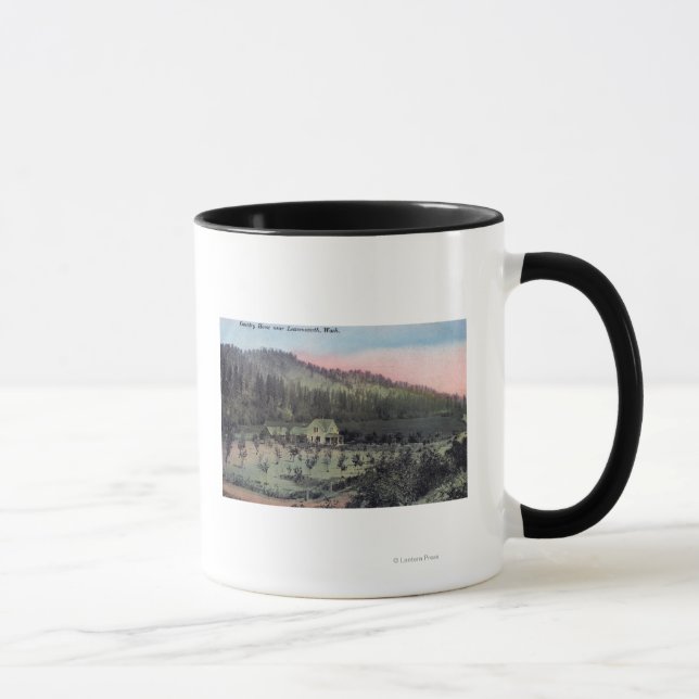 Eine Landwohnsitzlandschaft Tasse (Rechts)