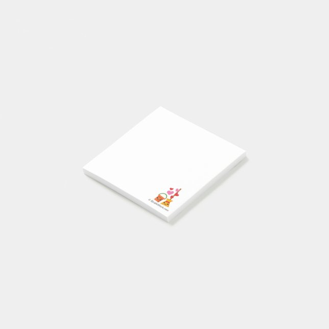 Eine lange Liebe Post-it Klebezettel (angewinkelt)