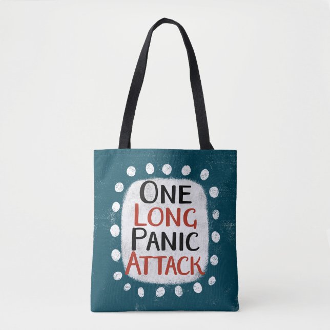 Eine lange Panikattacken-Tasche (Vorderseite)