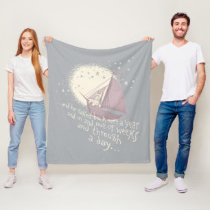 Eine lange Reise mit Max Fleecedecke