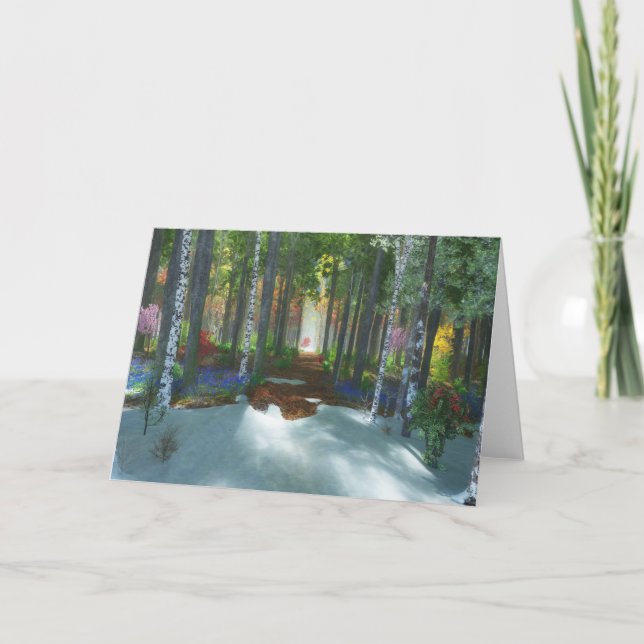 Eine lange Tageskarte Karte (Vorderseite)