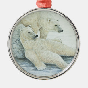 Eine lange Tagesnacht Silbernes Ornament
