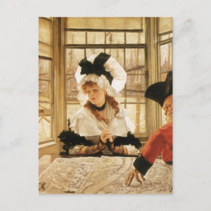 Eine langweilige Geschichte von James Tissot, Vint Postkarte