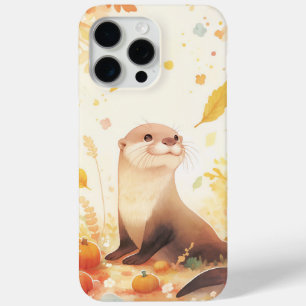 Eine launige Herbstzeit mit Otter und Kürbissen Case-Mate iPhone Hülle