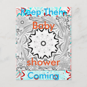 Eine lebendige afrikanische Kultur: Eine rosa und Einladungspostkarte