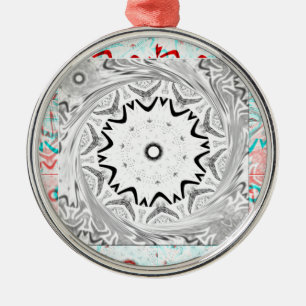 Eine lebendige afrikanische Kultur: Eine rosa und  Ornament Aus Metall