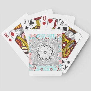 Eine lebendige afrikanische Kultur: Eine rosa und  Spielkarten