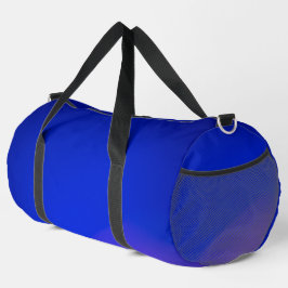 Eine lebendige blaue Sporttasche mit schwarzen Gur Duffle Bag