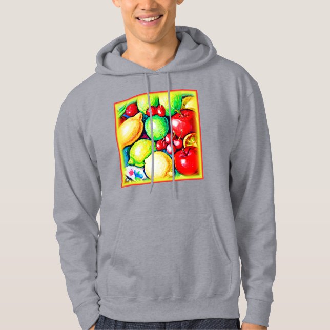 Eine lebendige Fruchtsaftmalerei. Jetzt kaufen Hoodie (Vorderseite)