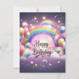 Eine lebendige Geburtstagskarte" Postkarte