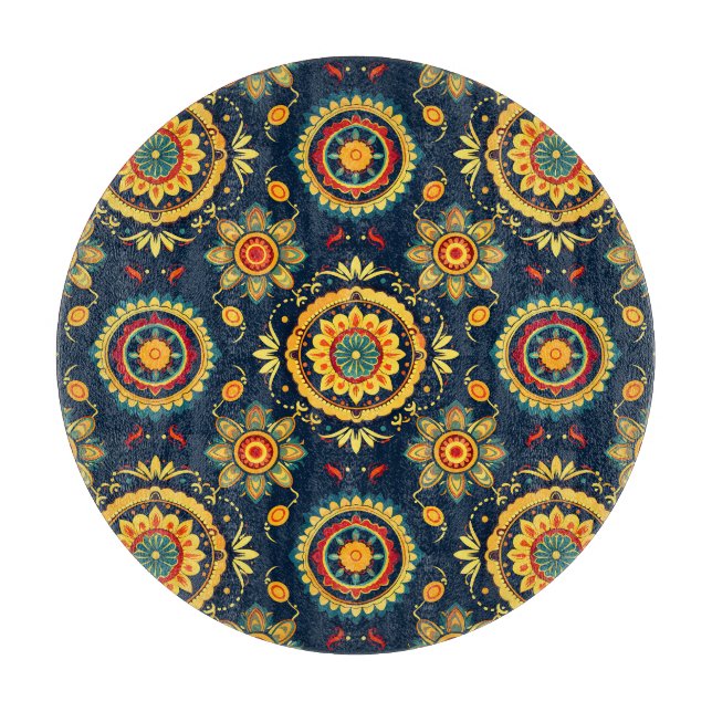 Eine lebendige Hommage an das hinduistische Erbe Schneidebrett (Vorderseite)