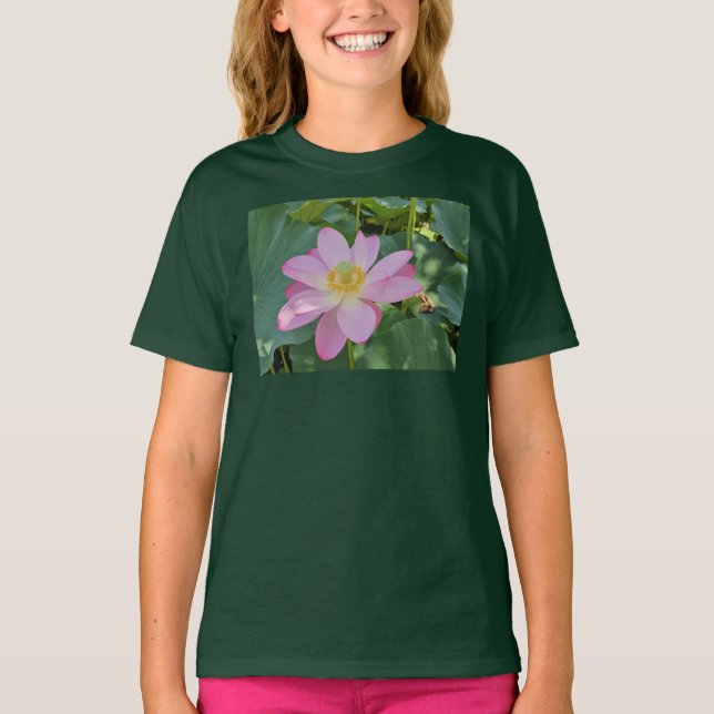 Eine lebendige Lotus-Blume T-Shirt (Vorderseite)
