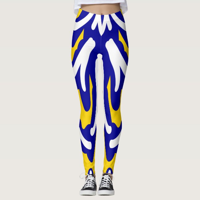 Eine lebendige Multicolor-Leggin "Ratti_Creative_A Leggings (Vorderseite)