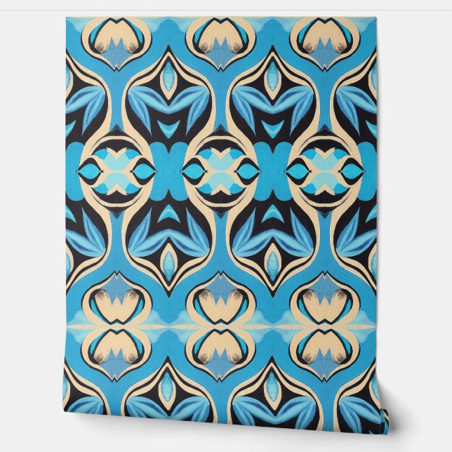 Eine lebendige Multicolor-Wallp "Ratti_Creative_Ar Tapete (Abrollen)