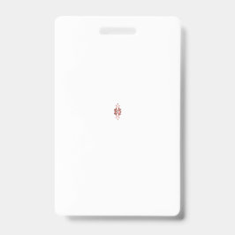 Eine lebendige rote Grafik mit kreativer Blüte Ausweis