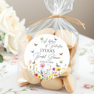 Eine Lebenslange Zeit voller Schmetterlinge Wildbl Runder Aufkleber