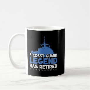 Eine Legende der Küstenwache hat den USCG-Veteran Kaffeetasse