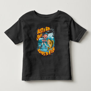 Eine Leidenschaft für Kinder im Fischereisektor Kleinkind T-shirt