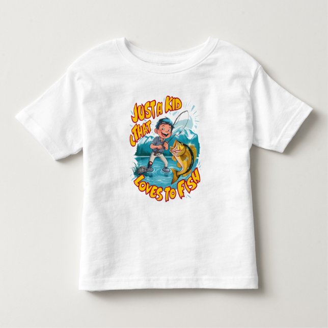 Eine Leidenschaft für Kinder im Fischereisektor Kleinkind T-shirt (Vorderseite)