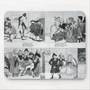 Eine Lektion für Spendthrifts durch Dr. Johnson, Mousepad