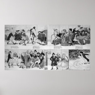 Eine Lektion für Spendthrifts durch Dr. Johnson, Poster