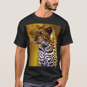 Eine Leopard Position T-Shirt