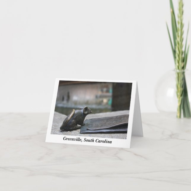 Eine lernbegierige Maus Karte (Vorderseite)