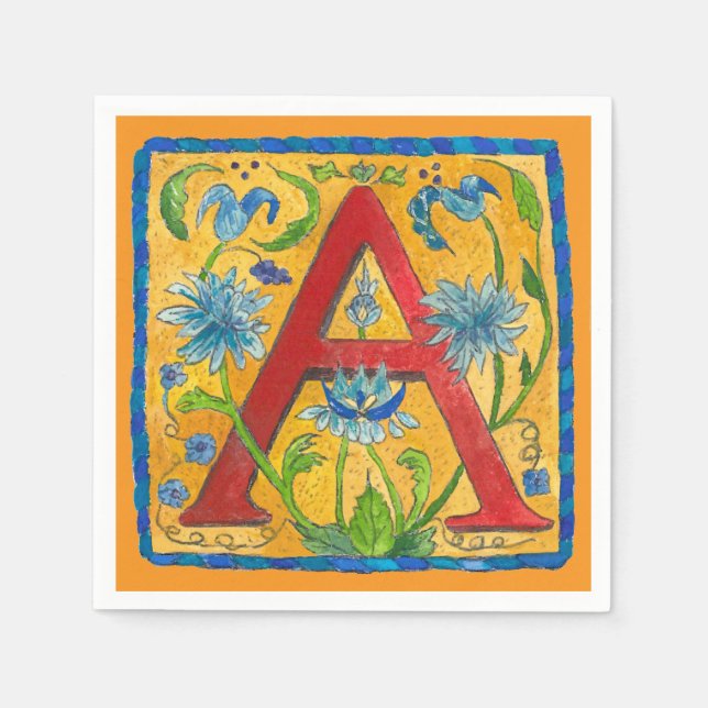 Eine Letter-Tasche Serviette (Vorderseite)