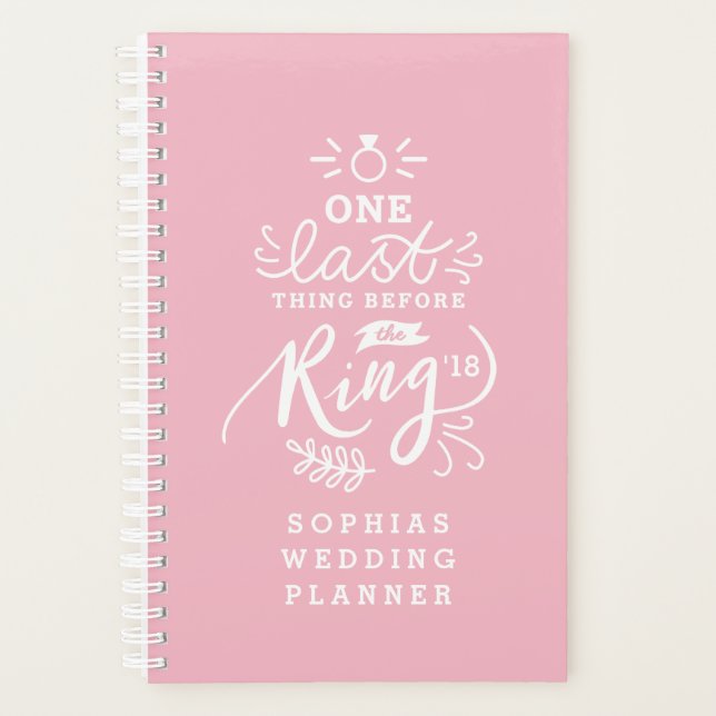 EINE LETZTE SACHE VOR DEM RING PLANER (Vorderseite)