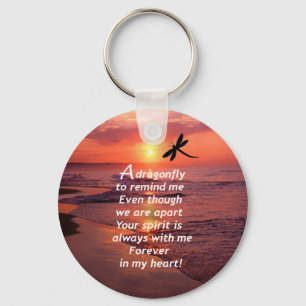 Eine Libelle, die mich daran erinnert Schlüsselanhänger