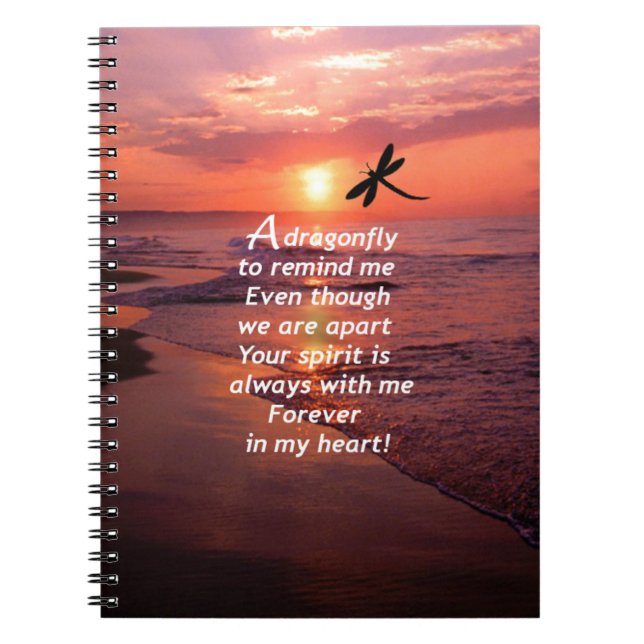 Eine Libelle, zum ich zu erinnern Notizblock (Vorderseite)